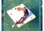 Фотография Надувная мини-платформа для отдыха, купания и развлечений на воде, море из ткань AIRDECK (DROP STITCH) ТаймТриал