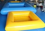 Фотография Надувной квадратный  с надувным бортом бассейн для детей, взрослых из ткань ПВХ (PVC) ТаймТриал