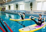 Фотография Надувная доска для серфинга "TimeTrial SUP Йога 10,8'" (сапборд) из ткань AIRDECK (DROP STITCH) ТаймТриал