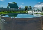 Фотография Складная мягкая садовая бочка из ПВХ - емкость для воды, листьев из ткань ПВХ (PVC) ТаймТриал