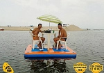 Фотография "MEGARAFT" - надувной причал-платформа для отдыха, купания и развлечений на воде из ткань AIRDECK (DROP STITCH) ТаймТриал