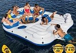 Фотография Надувная платформа для отдыха, купания и развлечения на воде «Island» из ткань ПВХ (PVC) ТаймТриал