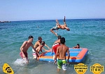 Фотография "MEGARAFT" - надувной причал-платформа для отдыха, купания и развлечений на воде из ткань AIRDECK (DROP STITCH) ТаймТриал