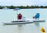Фотография Надувная Аэроплатформа для отдыха на воде и обслуживания Яхт из ткань AIRDECK (DROP STITCH) ТаймТриал