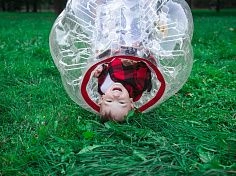 Фотография "БАМПЕРБОЛ" - надувной детский шар для игры из пленка ТПУ (TPU) 0,7 мм ТаймТриал