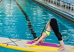 Фотография Надувная доска для серфинга "TimeTrial SUP Йога 10,8'" (сапборд) из ткань AIRDECK (DROP STITCH) ТаймТриал