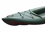 Фотография "ВЕГА-1У" - быстроходная одноместная надувная байдарка с надувным дном для водных походов, сплавам по речке, озеру, морю из ткань ПВХ (PVC) ТаймТриал