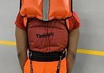 Фотография "НСЖ-ТТ УЛЬТРАЛАЙТ" - надувной спасательный спас жилет ГИМС  для лодки, байдарки, пакрафта, каяка из ткань ТПУ (TPU) 210D ТаймТриал