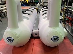 Фотография "САМОЛЕТ-ДАБЛ" - буксируемый аттракцион надувные санки зимний, водный дубль-банан из ткань ПВХ (PVC) ТаймТриал
