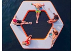 Фотография "ГЕКСАГОН" - надувная платформа-бассейн для отдыха, купания, развлечений на воде, море из ткань AIRDECK (DROP STITCH) ТаймТриал