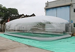 Фотография Надувной прозрачный, защитный  купол для бассейна из пленка ТПУ (TPU) 0,7 мм ТаймТриал