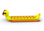Фотография "УТКА-ДАБЛ" - буксируемый аттракцион надувной двойной дубль-банан. Водный, зимний из ткань ПВХ (PVC) ТаймТриал