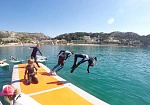 Фотография Надувная платформа для водных видов спорта из ткань AIRDECK (DROP STITCH) ТаймТриал