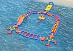 Фотография Надувной развлекательный комплекс аквапарк «Малютка» из ткань ПВХ (PVC) ТаймТриал