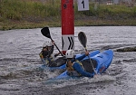 Фотография Подвесной надувной буй  «Цилиндр» для трассы для проведения соревнований (гребного слалома) из ткань ПВХ (PVC) ТаймТриал