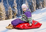 Фотография "ТОБОГГАН" - бескамерные надувные детские санки (ватрушки) для катания с горы из ткань ПВХ (PVC) ТаймТриал