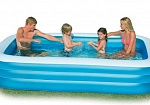 Фотография Надувной прямоугольный с надувным бортом бассейн для детей, взрослых из ткань ПВХ (PVC) ТаймТриал