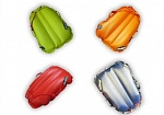 Фотография "ТОБОГГАН" - бескамерные надувные детские санки (ватрушки) для катания с горы из ткань ПВХ (PVC) ТаймТриал