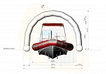 Фотография Надувной плавучий ангар для яхты и катера WATERWAYS из ткань ПВХ (PVC) ТаймТриал