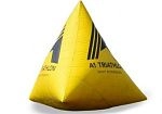 Фотография Надувной буй «Тетраэдр» из ПВХ для разметки акватории для соревнований из ткань ПВХ (PVC) ТаймТриал