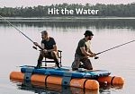 Фотография "CATSUP" - надувная платформа для рыбалки, водных походов и прогулок из ткань AIRDECK (DROP STITCH) ТаймТриал