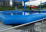 Фотография Надувной бассейн для зорбов и бамперных лодочек из ткань ПВХ (PVC) ТаймТриал