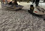 Фотография "ДУБЛЬ-БАНАН" - надувные зимние, водные сани для катания за снегоходом из ткань ПВХ (PVC) ТаймТриал