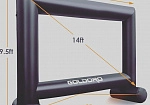 Фотография Надувной проекционный экран для проектора из ткань ПВХ (PVC) ТаймТриал