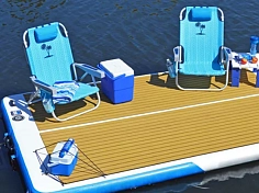 Фотография Надувная платформа для водных видов спорта из ткань AIRDECK (DROP STITCH) ТаймТриал