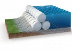Фотография Эластичная водоналивная защитная дамба из ПВХ из ткань ПВХ (PVC) ТаймТриал