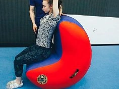 Фотография Надувной гимнастический фляк-тренер «Сальтуй» из ткань ПВХ (PVC) ТаймТриал