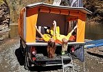 Фотография Надувная автомобильная палатка для пикапа из ткань AIRDECK (DROP STITCH) ТаймТриал