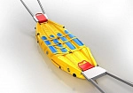 Фотография "АКЬЯ" - надувные спасательные санки с ручками для спасения на горнолыжных курортах из ткань ПВХ (PVC) ТаймТриал