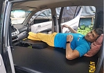 Фотография "CARSON" - надувной матрас, кровать из AIRDECK (Drop Stitch) в салон автомобиля, багажник из ткань AIRDECK (DROP STITCH) ТаймТриал