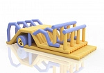 Фотография Надувной развлекательный комплекс «Полоса препятствий» из ткань ПВХ (PVC) ТаймТриал