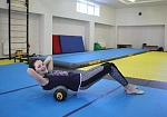 Фотография Надувной ролик для йоги и пилатеса с массажным покрытием из ткань ПВХ (PVC) ТаймТриал