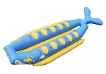 Фотография "КИТ-ДАБЛ" - буксируемый аттракцион дубль-банан зимние, водные надувные санки для катания по воде из ткань ПВХ (PVC) ТаймТриал