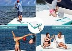 Фотография Надувная SUP платформа для отдыха для бассейна, пляжа, океана из ткань AIRDECK (DROP STITCH) ТаймТриал