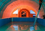 Фотография Мобильный надувной ангар для передвижного бассейна ВСЕОБУЧ по плаванию из ткань ПВХ (PVC) ТаймТриал