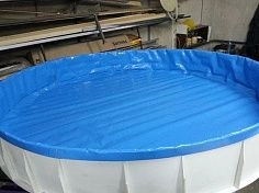 Фотография Вкладыш для бассейна (чашковый пакет) ПВХ из ткань ПВХ (PVC) ТаймТриал