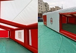 Фотография Надувная пневмокаркасная медицинская палатка, госпиталь для размещения пациентов из ткань ПВХ (PVC) ТаймТриал