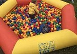 Фотография Надувная детская игровая площадка или сухой бассейн с шариками для детей, взрослых из ткань ПВХ (PVC) ТаймТриал