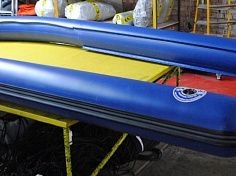 Фотография Быстросъемные изогнутые надувные борта (баллоны) для лодки на заказ из ткань ПВХ (PVC) ТаймТриал