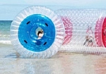 Фотография Ремкомплект для водного шара «АкваЗорб» с молнией Tizip из пленка ТПУ (TPU) 0,7 мм ТаймТриал