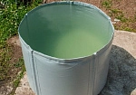 Фотография Складная мягкая садовая бочка из ПВХ - емкость для воды, листьев из ткань ПВХ (PVC) ТаймТриал