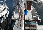 Фотография Надувной складной трап (шлюз, сходни) для яхты, катера, лодки из ткань AIRDECK (DROP STITCH) ТаймТриал