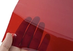 Фотография Мягкое (гибкое) стекло на стол (красная, синяя скатерть) ТПУ из пленка ТПУ (TPU) 0,7 мм ТаймТриал