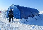 Фотография Пневмокаркасная палатка – жилой модуль из ткань ПВХ (PVC) ТаймТриал