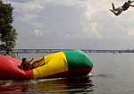 Фотография "БЛОБ" - водный надувной аттракцион батут катапульта из ткань ПВХ (PVC) ТаймТриал