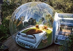 Фотография Уникальная прозрачная палатка-шар сфера Bubble Tree из пленка ТПУ (TPU) 0,7 мм ТаймТриал